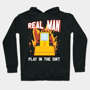 Funny Excavator and Construction Worker Heavy Equipment Hoodie